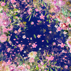 Floral Elegance - 8x8 Vellum Pad
