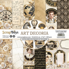 ScrapBoys - 6x6 Paper Pad - Art Decoria