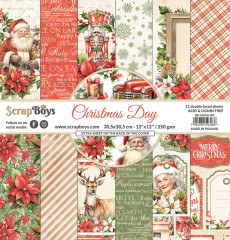ScrapBoys - 12x12 Paper Pad - Christmas Day