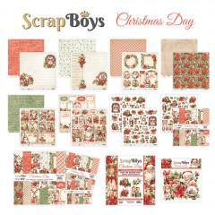 ScrapBoys - 8x8 Paper Pad - Christmas Day