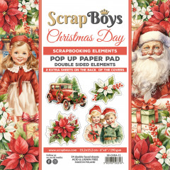 ScrapBoys - 6x6 POP UP Paper Pad - Christmas Day