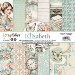 ScrapBoys - 6x6 Paper Pad - Elizabeth