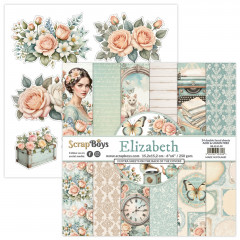 ScrapBoys - 6x6 Paper Pad - Elizabeth