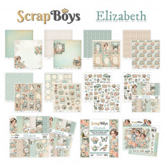 ScrapBoys - 6x6 Paper Pad - Elizabeth