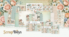 ScrapBoys - 6x6 POP UP Paper Pad - Elizabeth