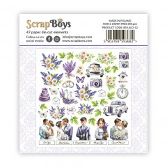 ScrapBoys - Die-Cut Elements - Lavender Love