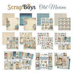 ScrapBoys - 6x6 Paper Pad - Old Marina