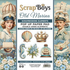 ScrapBoys - 6x6 POP UP Paper Pad - Old Marina