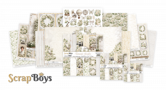 ScrapBoys - 6x6 Paper Pad - Romantic Garden