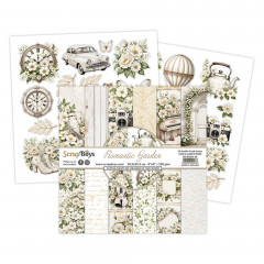 ScrapBoys - 8x8 Paper Pad - Romantic Garden