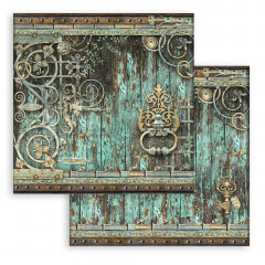 Stamperia 2-seitiges 12x12 Designpapier - Magic Forest - Door Ornaments