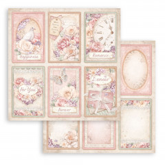 Stamperia 2-seitiges 12x12 Designpapier - Romance Forever - 6 Cards