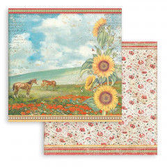 Sunflower Art - 12x12 Paper Pack