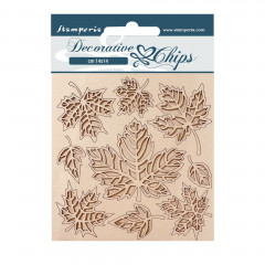 Stamperia Decorative Chips - Magic Forest - Leaves