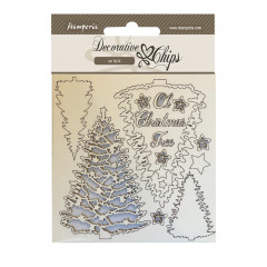 Stamperia Decorative Chips - Christmas - Christmas Tree