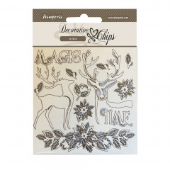 Stamperia Decorative Chips - Christmas - Magic Time