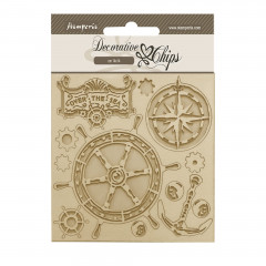 Stamperia Decorative Chips - Songs of the Sea - Rudder