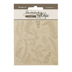 Stamperia Decorative Chips - Woodland - Branches with Leaves