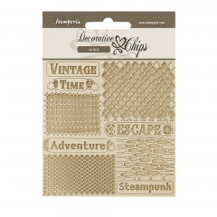 Stamperia Decorative Chips - Voyages Fantastiques - Nets
