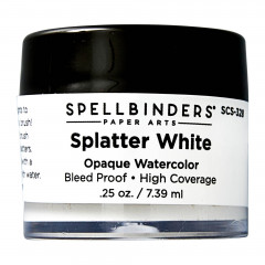 Spellbinders - Splatter White Opaque Watercolor