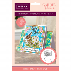 Clear Stamp & Cutting Die - Sheena Douglass - Garden Visitors - Be Hoppy