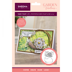 Clear Stamp & Cutting Die - Sheena Douglass - Garden Visitors - Take It Easy
