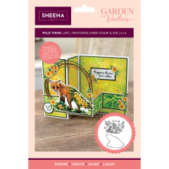 Clear Stamp & Cutting Die - Sheena Douglass - Garden Visitors - Wild Thing!