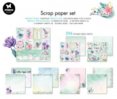 Studio Light 12x12 Paper Pack - Blooming Butterfly