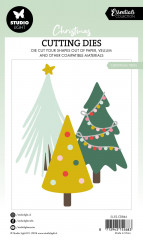 Studio Light - Cutting Dies - Christmas Essentials Nr. 844 - Christmas Trees