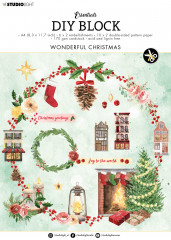 Studio Light A4 DIY Block - Essentials Nr. 51 - Wonderful Christmas