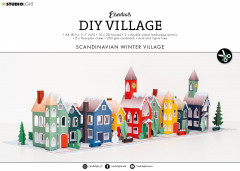 Studio Light A4 DIY Village - Essentials Nr. 53 - Scandinavian Winter