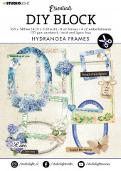 Studio Light A6 DIY Block - Essentials Nr. 66 - Hydrangea Frames