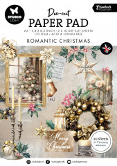 Studio Light Die-Cut Paper Pad - Christmas Essentials  Nr. 201 - Romantic Christmas
