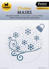 Studio Light Mask Stencil - Essentials Nr. 212 - Christmas Ball