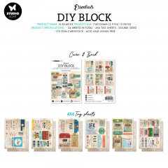 Studio Light Mini DIY Block - Essentials Nr. 03 - Vintage Tags