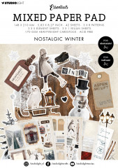 Studio Light A5 Mixed Paper Pad - Essentials Nr. 28 - Nostalgic Winter