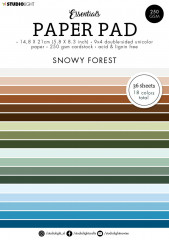 Studio Light A5 Paper Pad - Essentials Nr. 98 - Snowy Forest