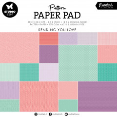Studio Light 8x8 Paper Pad - Essentials Nr. 153 - Sending You Love