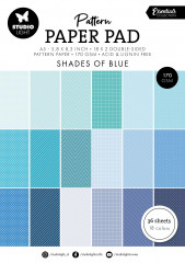 Studio Light A5 Paper Pad - Essentials Nr. 165 - Shades Of Blue