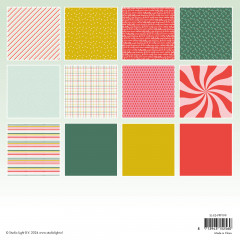 Studio Light 8x8 Paper Pad - Christmas Essentials Nr. 199 - Sweet Christmas - Pattern Paper