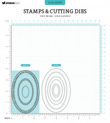 Clear Stamps and Cutting Die - Essentials Nr. 70 - Oval Frames