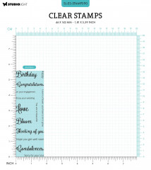 Studio Light Clear Stamps - Essentials  Nr. 589 - Sentiments
