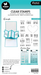 Studio Light Clear Stamps - Essentials Nr. 636 - Pop-Up Cards