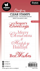 Studio Light Clear Stamps - Christmas Essentials Nr. 799 - Best Wishes