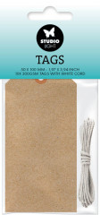 Studio Light - Large Tags with White Cord