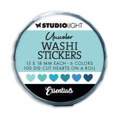 Washi Die-Cut Stickers - Blues