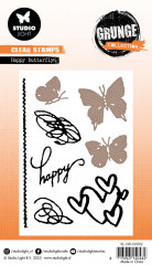 Studio Light Cutting Die - Grunge Collection Nr. 502 - Happy Butterfly