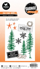 Studio Light - Cutting Dies - Grunge Collection Nr. 832 - Winter Elements