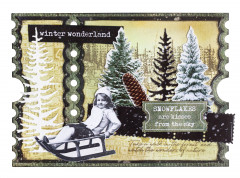 Studio Light - Cutting Dies - Grunge Collection Nr. 832 - Winter Elements