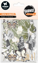 Studio Light - Paper Elements - Grunge Collection Nr. 09 - People & Botanics